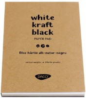 Hârtie pentru desen Daco A5 60p White/Beige/Black (BD503)