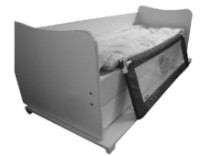 Защитный барьер для кроватки Lorelli Safety Night Grey Cute Moon