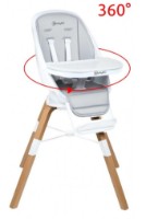 Scaun de masa BabyGo 360° White (BGO-5752)