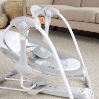 Leagăn pentru bebeluși Bright Starts Ingenuity ConvertMe Swing 2 Seat Wimberly