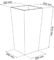 Ghiveci Prosperplast Urbi DURS325-S449 imaginea #3 — magazin online Desire.md