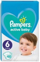 Scutece Pampers Active Baby Jumbo Extra Large 6/48pcs