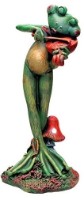 Figurina gradina ArtFigure Broscuta violonist (5.399)