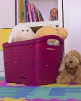 Корзина для хранения Curver Ribbon L Violet (221200) фото №2 — интернет-магазин Desire.md