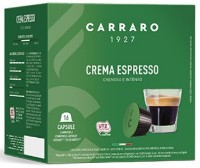 Capsule pentru aparatele de cafea Carraro Crema Espresso Compatible Dolce Gusto 16caps
