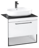 Шкаф с умывальником Orka Knidos 70 White (06077)