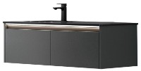 Шкаф с умывальником Orka Lisbon 110 Antracite Matt (03212)