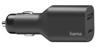 Зарядное устройство Hama USB-C Car Power Supp (200010)