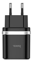Зарядное устройство Hoco C12Q + Micro-USB Black