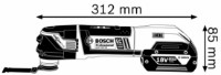 Многофункциональный инструмент Bosch GOP 18V-28 (B06018B6002)