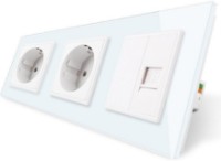 Priză Livolo VL-C7-C1EU/C1EU/1C-11 White