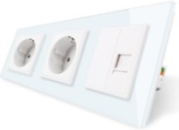 Розетка Livolo VL-C7-C1EU/C1EU/1C-11 White