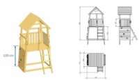 Complex de joacă PlayPark Belvedere+Swing imaginea #3 — magazin online Desire.md