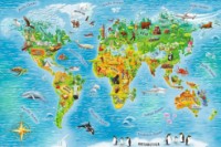 Пазл Trefl 104 Educational World Map English Bersion (15570)