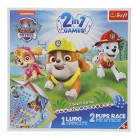 Настольная игра Trefl 2in1 Ludo/Pups race Paw Patrol (01896)