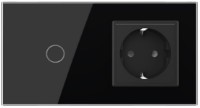 Intrerupator Livolo VL-C701/C1EU-12 Black