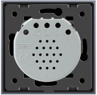 Выключатель Livolo VL-C701-12 Black фото №2 — интернет-магазин Desire.md