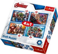 Puzzle Trefl 4in1 Fearless Avengers (34310)