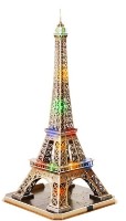 3D пазл-конструктор CubicFun Eiffel Tower LED (L091h) 