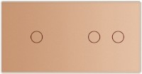 Выключатель Livolo VL-C701C702-13 Gold