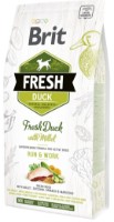 Сухой корм для собак Brit Fresh Adult Run & Work Duck & Millet 12kg