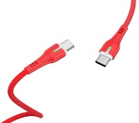 Cablu USB Hoco X45 Surplus Type-C to Type-C Red