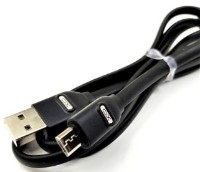 Cablu USB XO Micro-USB Flat NB150 Black