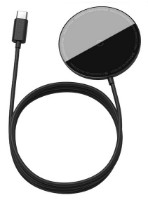 Încărcător Baseus Simple Mini Magnetic Wireless Charger Black (WXJK-F01)