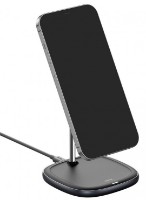 Încărcător Baseus Swan Magnetic Desktop Bracket Wireless Charger Black (WXSW-01)