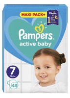 Scutece Pampers Active Baby Jumbo Extra Large 7/44pcs