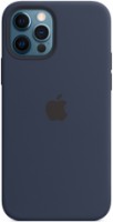 Husa de protecție Apple iPhone 12/12 Pro Silicone Case with MagSafe Deep Navy