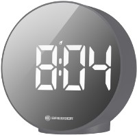 Настольные часы Bresser MyTime Echo FXR Grey/White