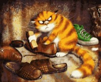 Картина по номерам Artissimo Grumpy Cat 50x60cm (PNX5345)