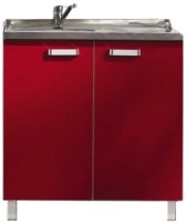 Bucatarie modulara Ambianta Fresh 600 AI Bordo