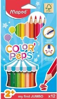 Набор цветных карандашей Maped Jumbo 12pcs