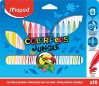 Set carioci Maped Jungle 18pcs
