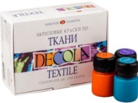 Vopsele de artă Nevskaya Palitra Decola Textile 12 Colors