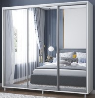 Шкаф-купе Mobildor-Lux Aron Mirror 240x220 White (aron1240)
