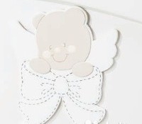 Lenjerie de pat pentru copii Italbaby Sweet Angels (020.1130-0081-6) Beige