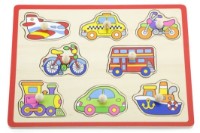 Развивающий набор Viga Flat Puzzle-Transports (50016)