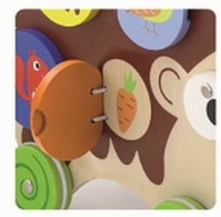 Бизиборд Viga Pull Along Activity Hedgehog (50012) фото №4 — интернет-магазин Desire.md