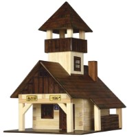Puzzle 3D-constructor Walachia Cabin with Lathe (W40)