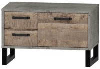 Обувница Sokme Bari 1D2S Woodcon/Grunge Oak