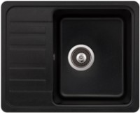 Chiuvetă de bucătărie Aquasanita Helika Notus SQ102 Black metallic