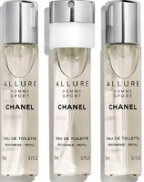 Set de parfumuri pentru el Chanel Allure Homme Sport Refill EDT 3x20ml