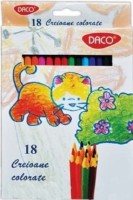 Creioane colorate Daco 18pcs (CC318H) imaginea #1 — magazin online Desire.md
