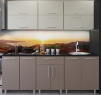 Bucătărie Bafimob Modern (High Gloss) 2.0m no glass Beige/Cappuccino