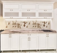 Bucătărie Bafimob Modern MDF 1.8m glass Alebastr