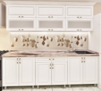 Bucătărie Bafimob Modern MDF 2.0m glass Dub Polyarnyi