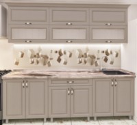 Bucătărie Bafimob Modern MDF 2.4m glass Dub Konkordiya